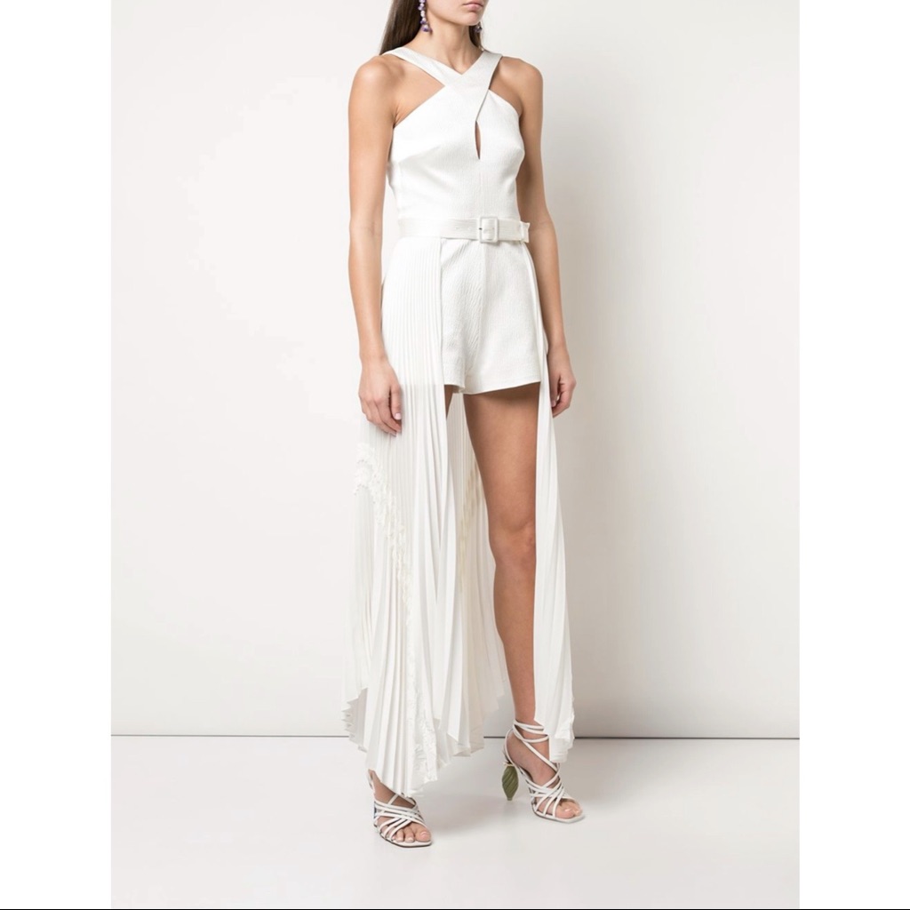 Alexis Ambra Skirt Layered Romper Size Small